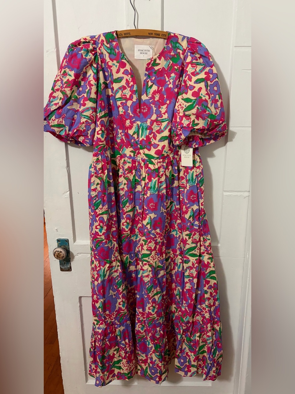 HYACINTH HOUSE
Magenta Multi Floral Cisco Maxi Dress - Picture 4 of 7